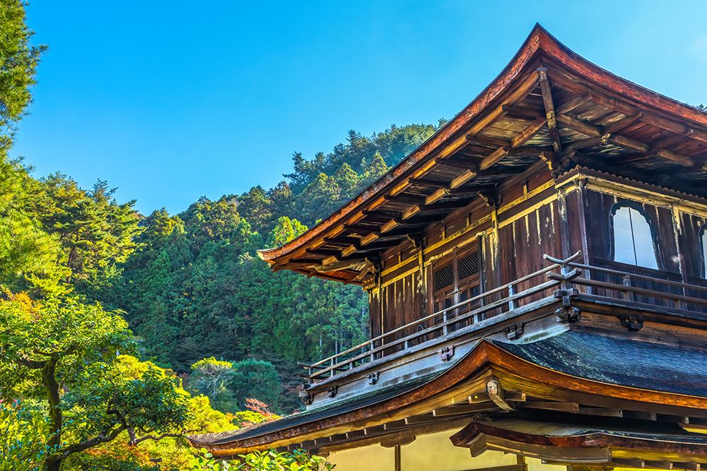Kannon-den, Ginkaku-ji Temple, Kyoto, Japan. Built in 1460 by Ashikaga Yoshimasa.